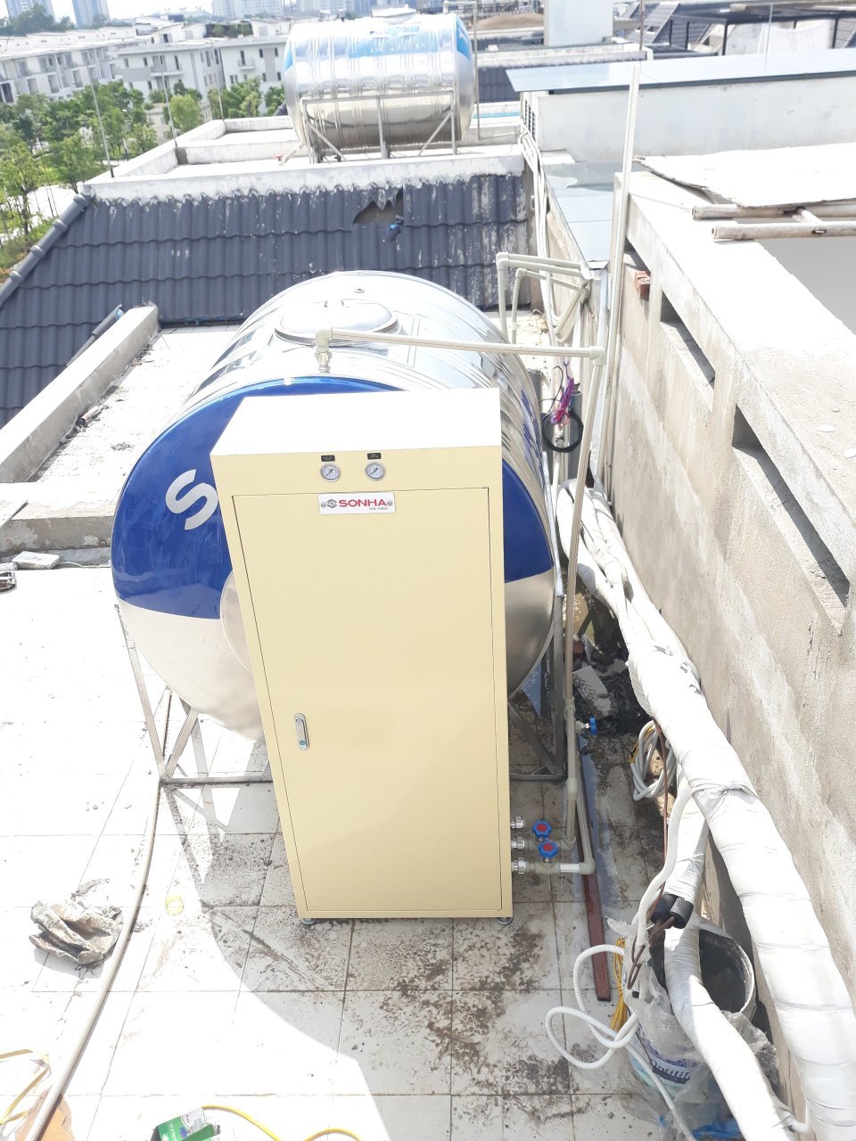 Máy lọc nước tổng Sơn Hà Euro Fil 1m3/h- hàng chính hãng