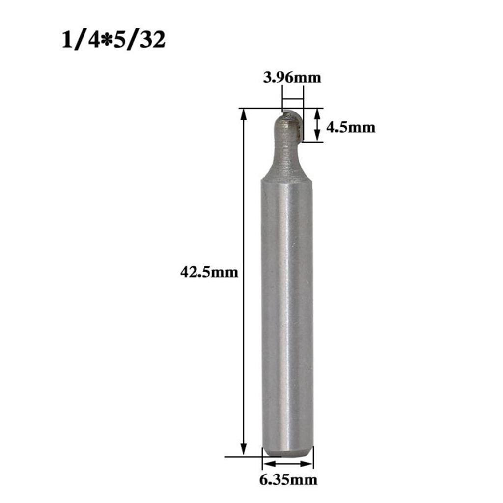 Woodworking Alloy Milling Cutter With Deep Round Bottom Cutter