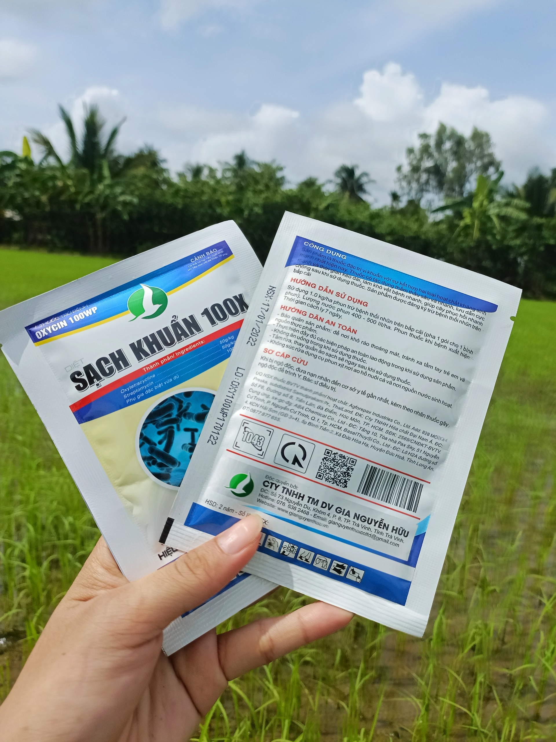 COMBO MUA 10 GÓI TẶNG 2 GÓI - THUỐC TRỪ BỆNH VI KHUẨN CỰC MẠNH, BẢO VỆ CÂY TRỒNG - GÓI SẠCH KHUẨN 25GAM