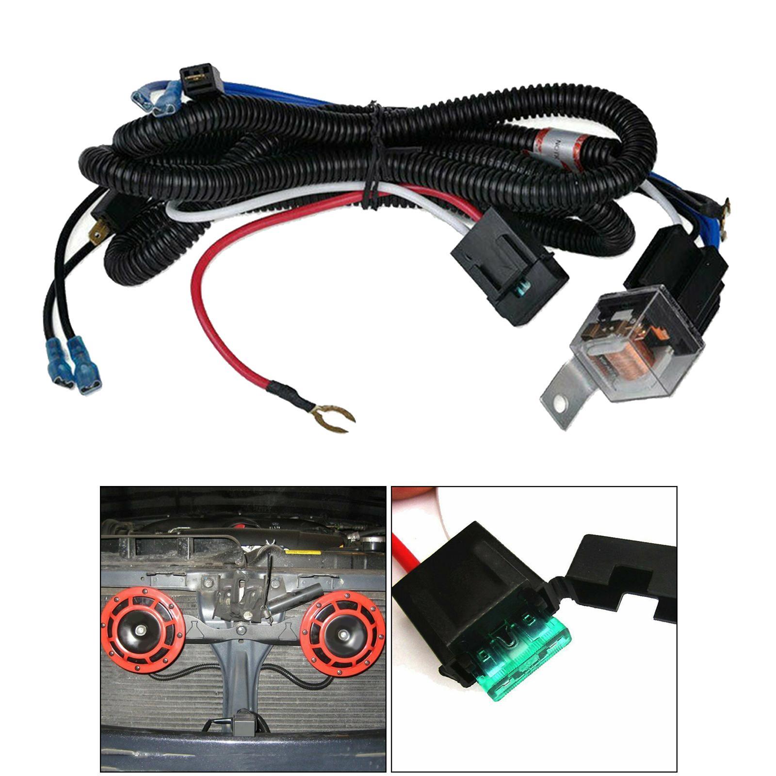 Wiring Harness Relay Kit For Car Truck Grille Mount Blast