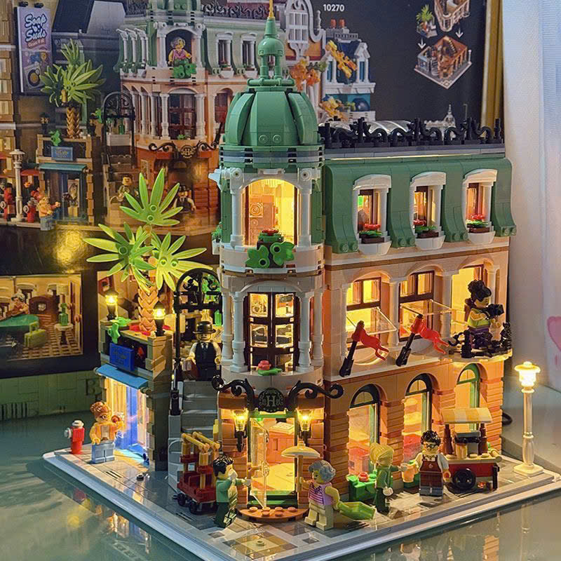 Bộ Lắp Ráp Mô Hình Khách Sạn Corner Boutique Hotel Mini – Đồ Chơi Xếp Hình Kiến Trúc 3D Cho Bé &amp; Người Lớn - HÀNG CHÍNH HÃNG MINIIN