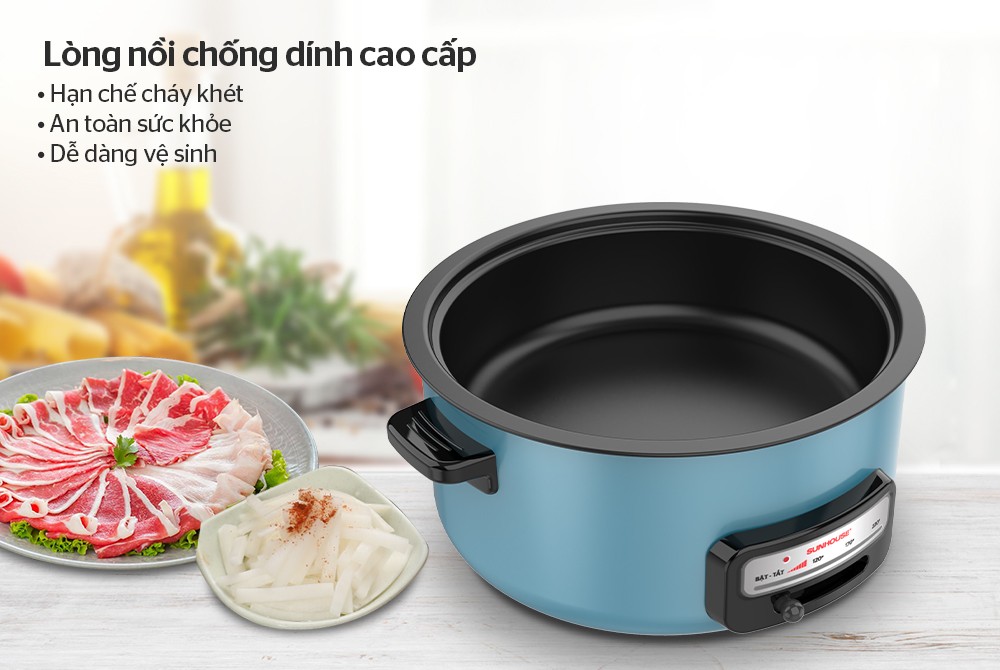 Nồi Lẩu Điện Sunhouse SHD4527 - Hàng Chính Hãng