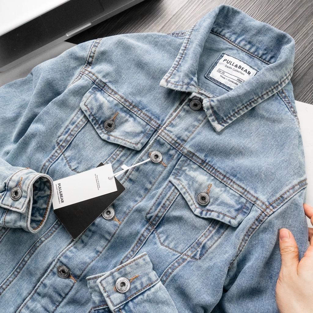 Áo khoác jean denim jacket nam nữ unisex washed cao cấp dễ phối đồ phù hợp mọi phong cách