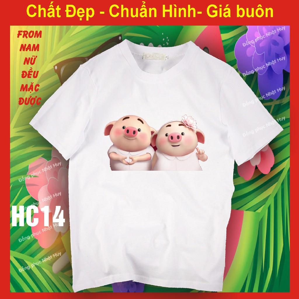 Áo thun heo con ngộ nghĩnh dễ thương 11