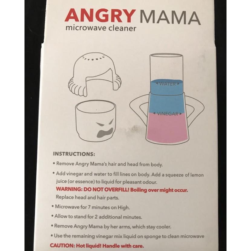 BÌNH PHUN TIA NƯỚC VỆ SINH LÒ VI SÓNG Angry Mama Microwave Oven Steam Cleaner Steam Cleans - Disinfects