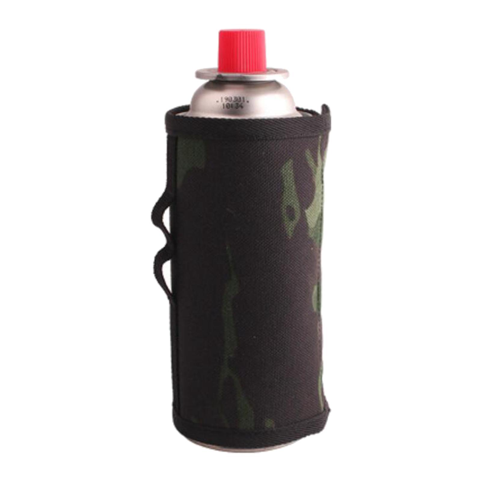 Long Gas Canister Cover Protector Camping Fuel Tank Protective Storage Bag Light