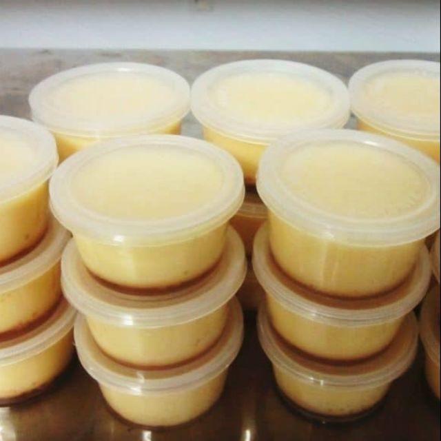 Bộ 2 Hũ làm bánh flan , thạch rau câu , caramen