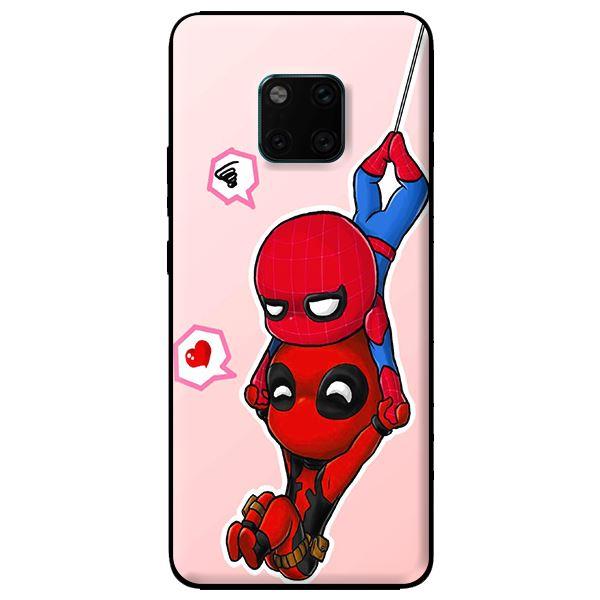 Ốp lưng in cho Huawei Mate 20 Pro mẫu Chibi Dị Nhân Và Người Nhện - Hàng chính hãng