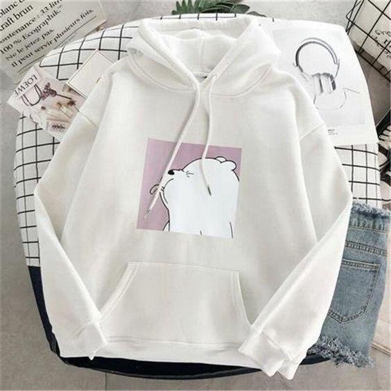 Áo Nỉ Bông Hình Cartoon Cute Hoodie tay dài ấm áp gia đình trẻ em full size unisex 3158 Store