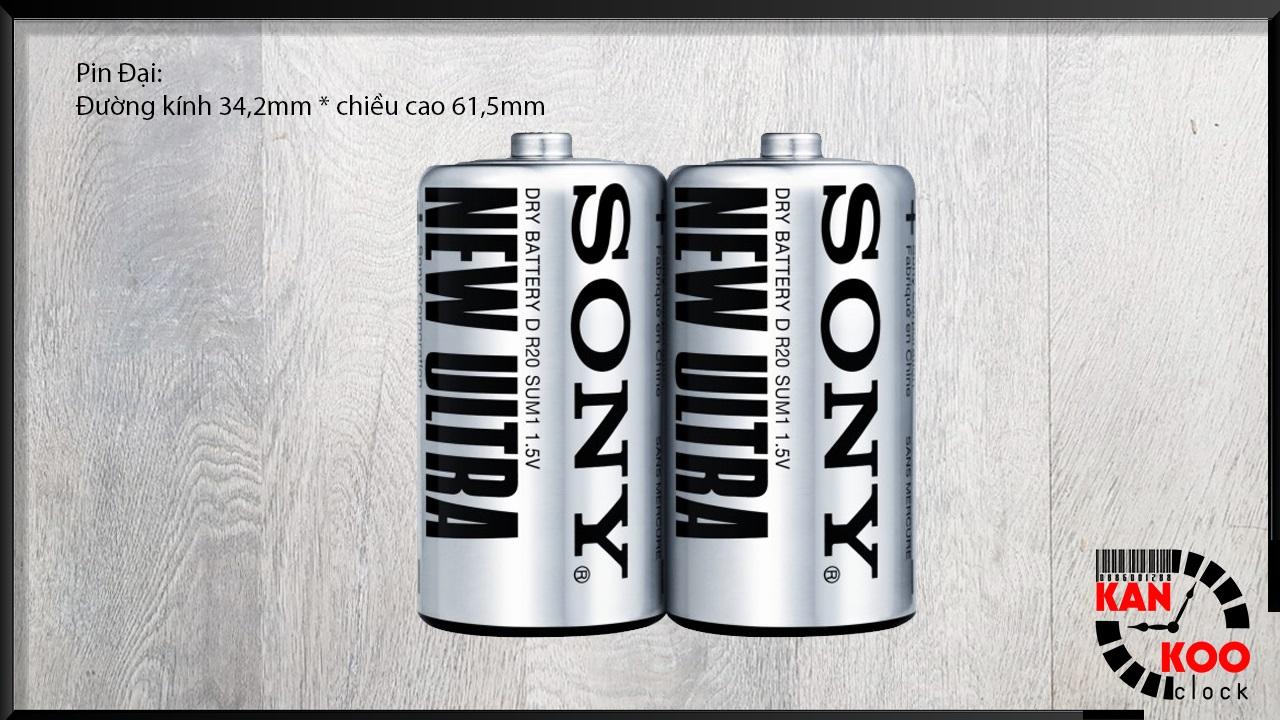 Máy lắc dao động cho đồng hồ treo tường loại lớn dùng 2 pin đại