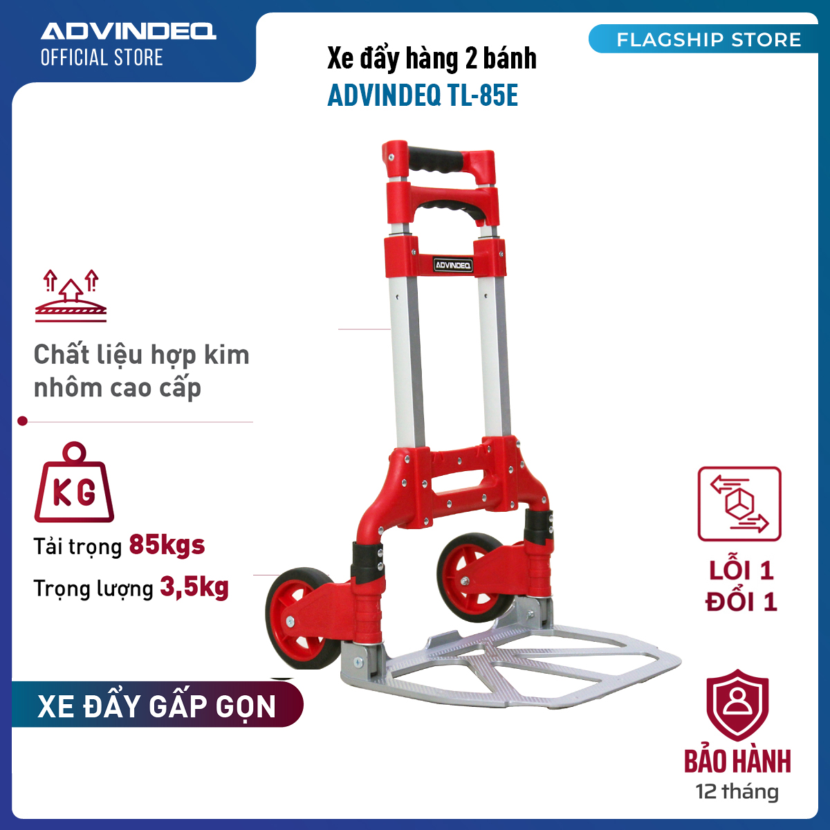 Xe đẩy hàng Advindeq TL-85E