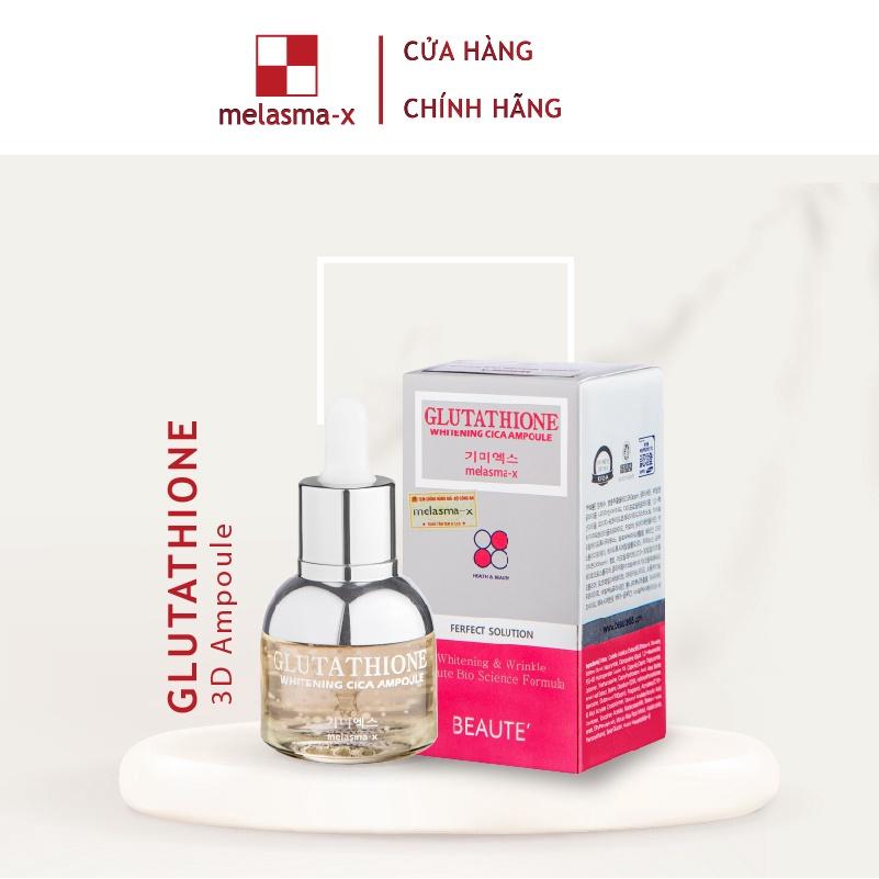 Tinh Chất Serum Cô Đặc Trắng Da 3D Glutathione Whitening CiCa Ampoule 30ml