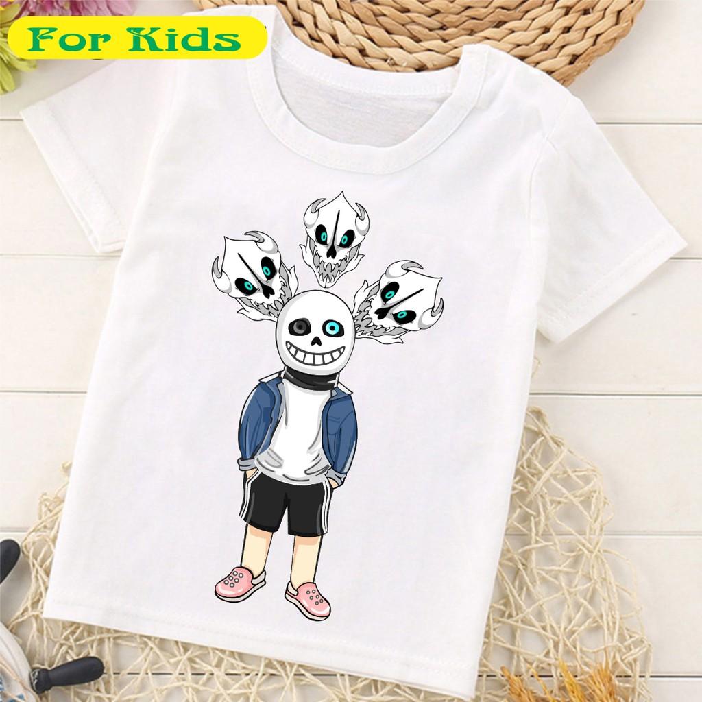 Áo in hình sans undertale cho bé trai bé gái cực hot có đủ size