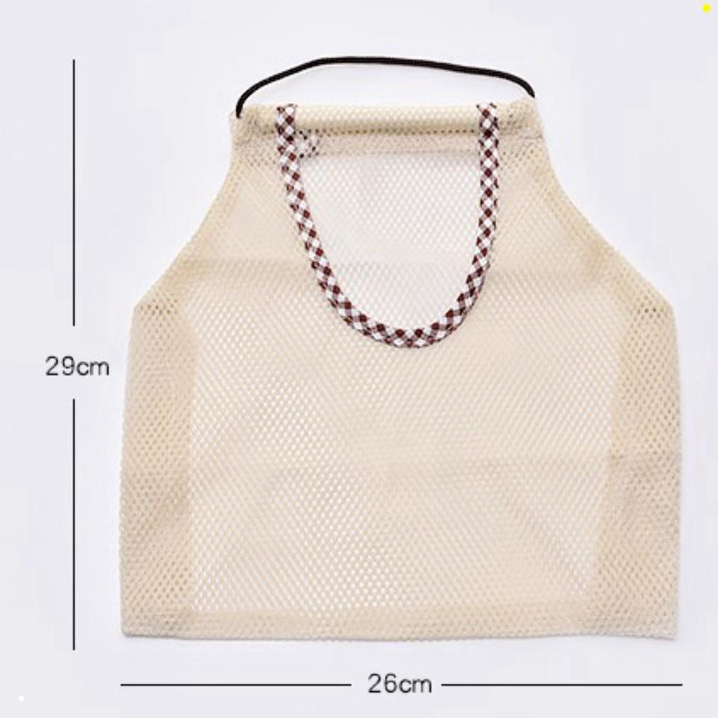 Túi Lưới Đựng Đồ Tiện Lợi - Túi Đựng Mỹ Phẩm và Đựng Hành Tỏi Nhà Tắm Nhà Bếp Đa Năng