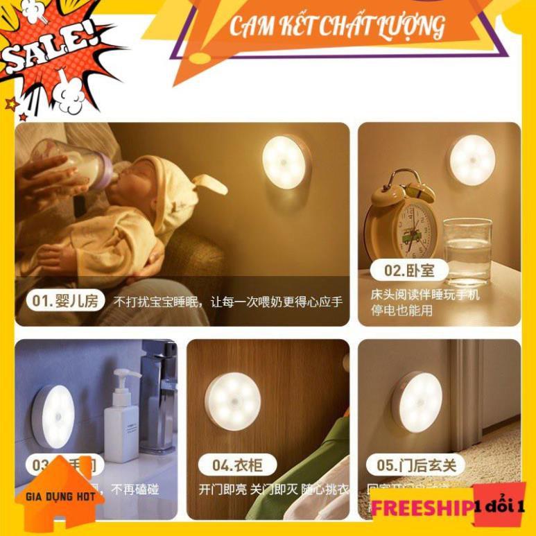 Đèn led cảm ứng tích điện sạc pin tiện lợi, đèn ngủ cảm biến chuyển động thông minh giá rẻ