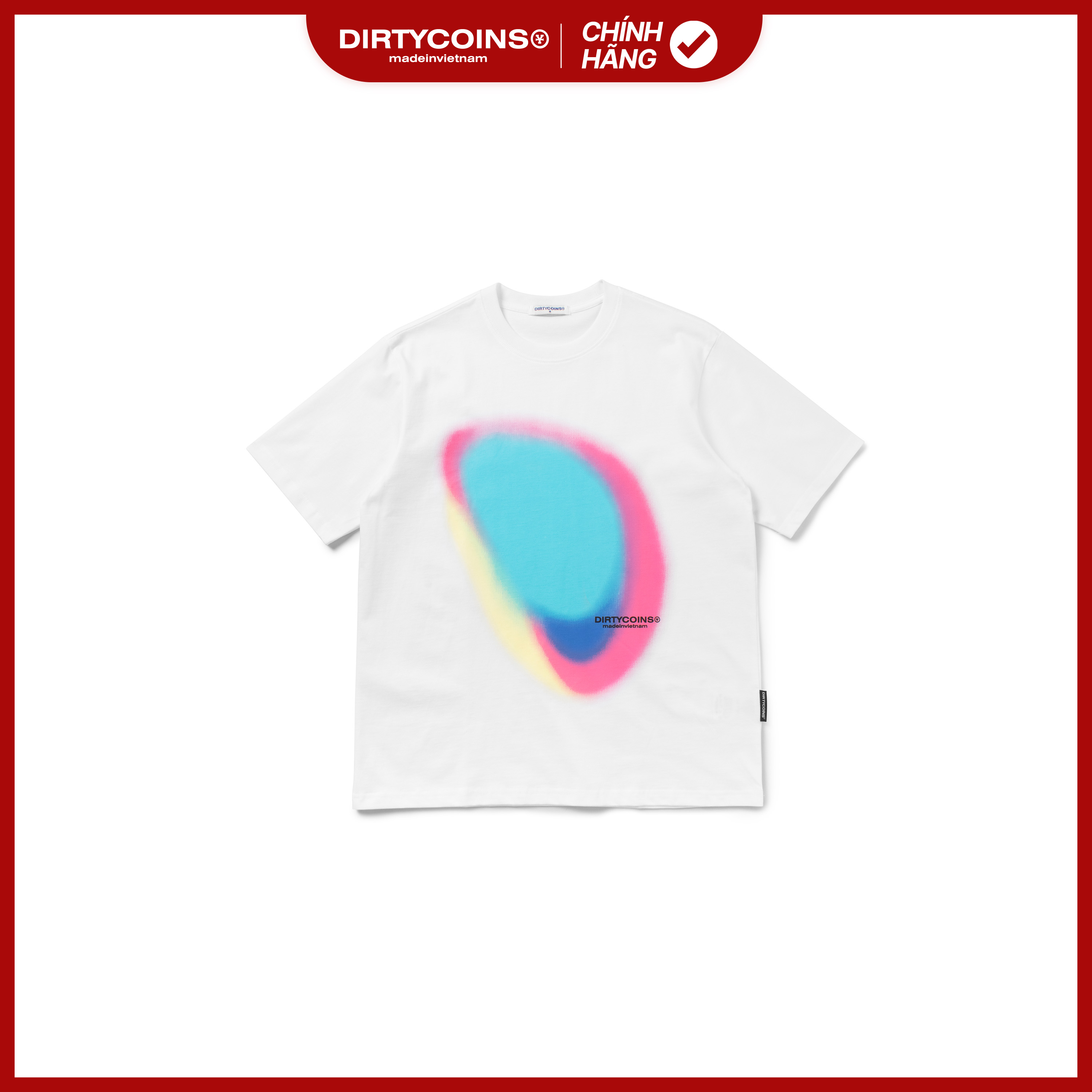 Áo Thun DirtyCoins Gradient Regular T-shirt - White