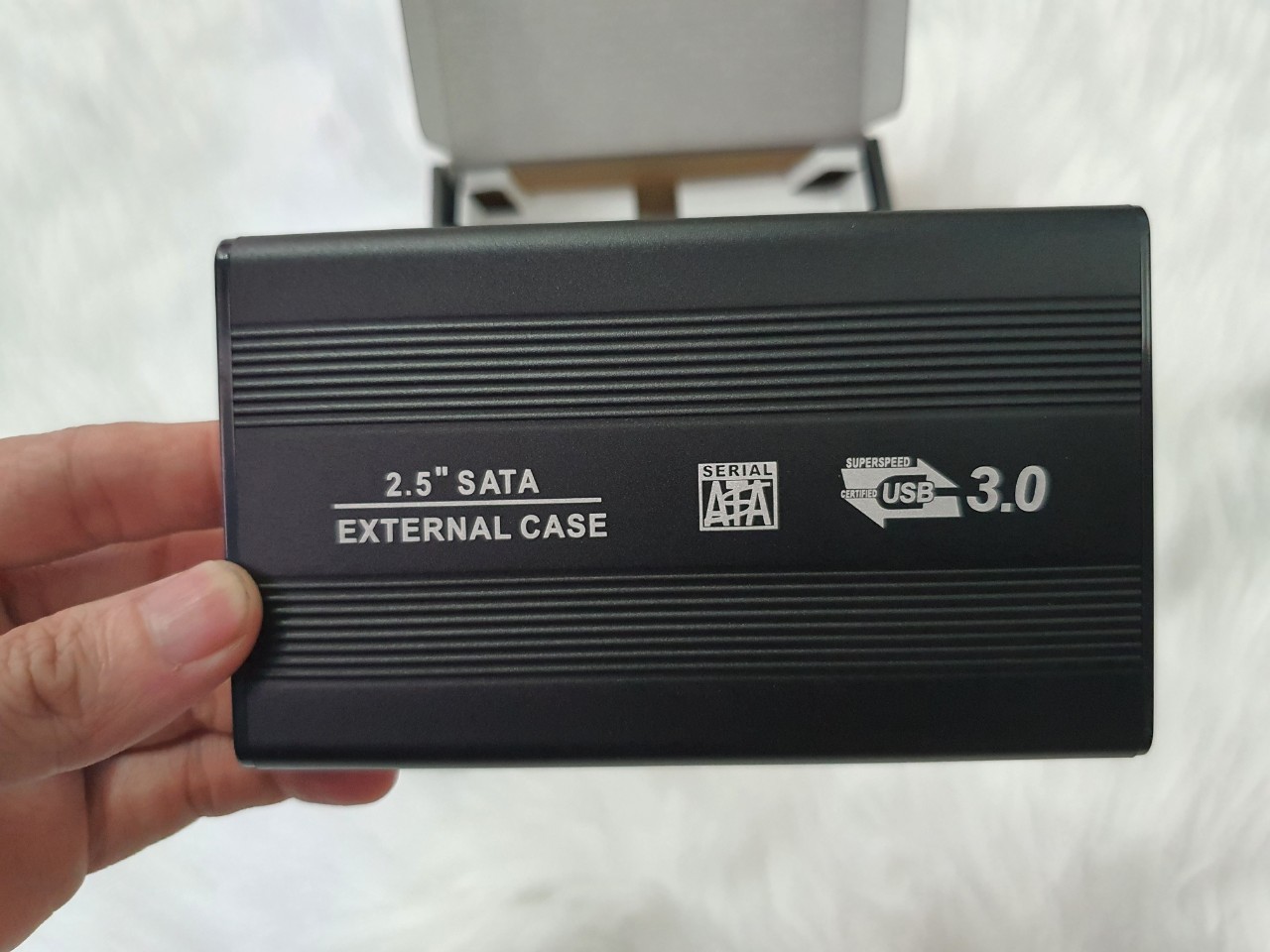 Hộp box đựng ổ cứng laptop 2.5inch External Case chuẩn USB 3.0 - Hàng chính hãng