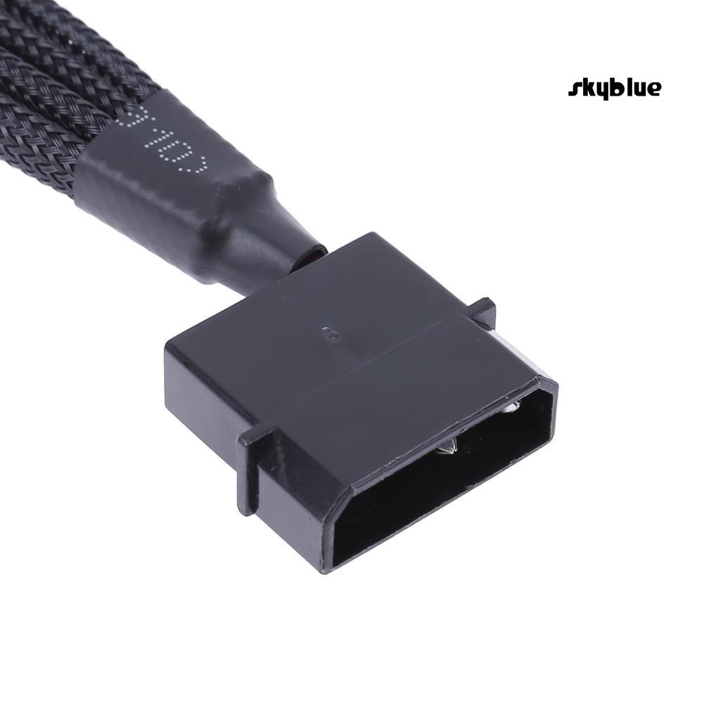 Dây cáp chia 4-Pin IDE sang 4 cổng 3-Pin dành cho quạt tản nhiệt máy tính