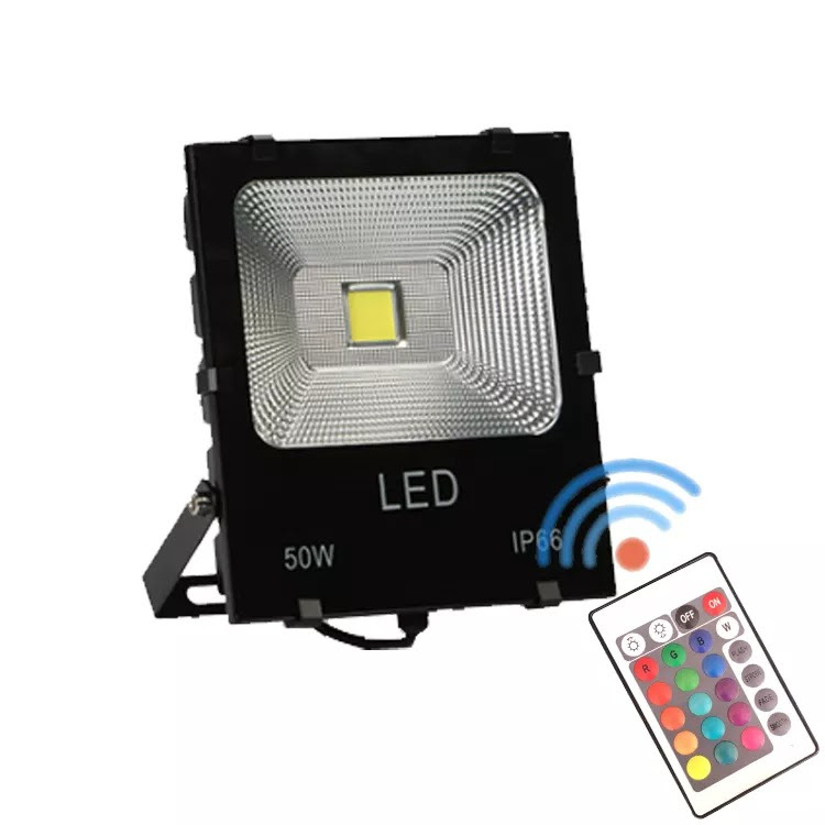 Đèn pha led đổi màu 50w Trung tính