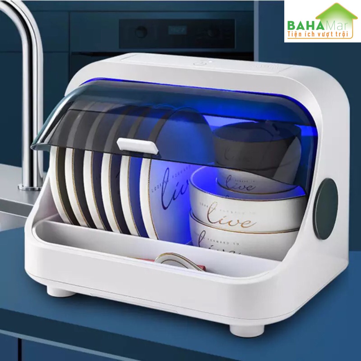 HỘP KHỬ KHUẨN BÁT ĐŨA SẠC ĐIỆN - MÁY KHỬ KHUẨN THÔNG MINH KHỬ TRÙNG ĐỒ BẾP BAHAMAR khiến mọi đồ bếp sạch sẽ đảm bảo tiệt trung