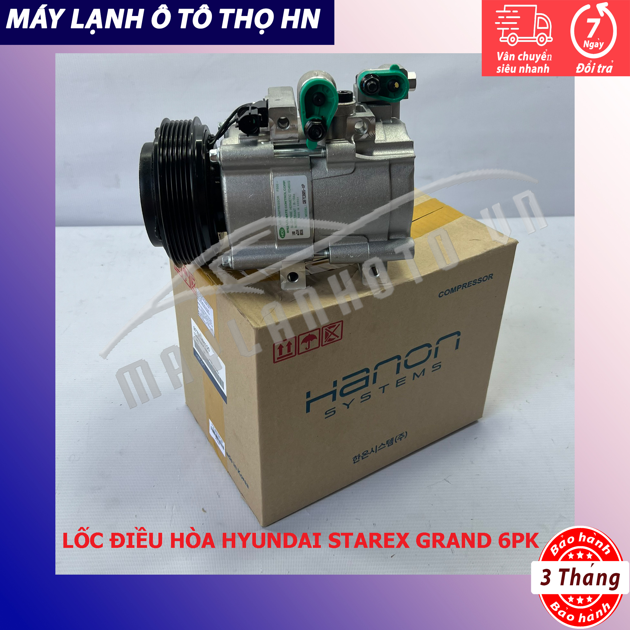 Lốc điều hòa  Hyundai Starex Grand  2007 2008 2009 2010 2011 2012 2013 2014 2015 Hàn Quốc 07 08 09 10 11 12 13 14 15 97701-4H100