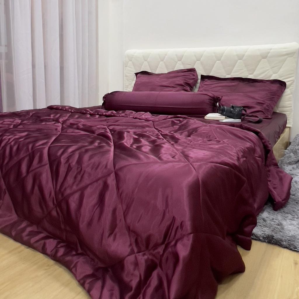 BỘ DRAP GỐI PHI LỤA CAO CẤP JEJUBEDDING