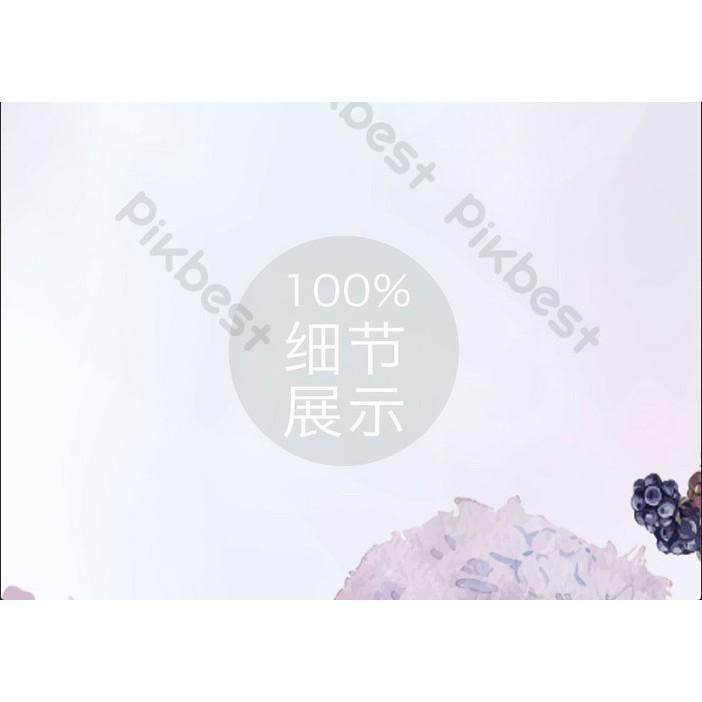 Tranh dán tường Hoa cẩm tú cầu rực rỡ sắc màu, tranh dán tường 3d hiện đại MS636504