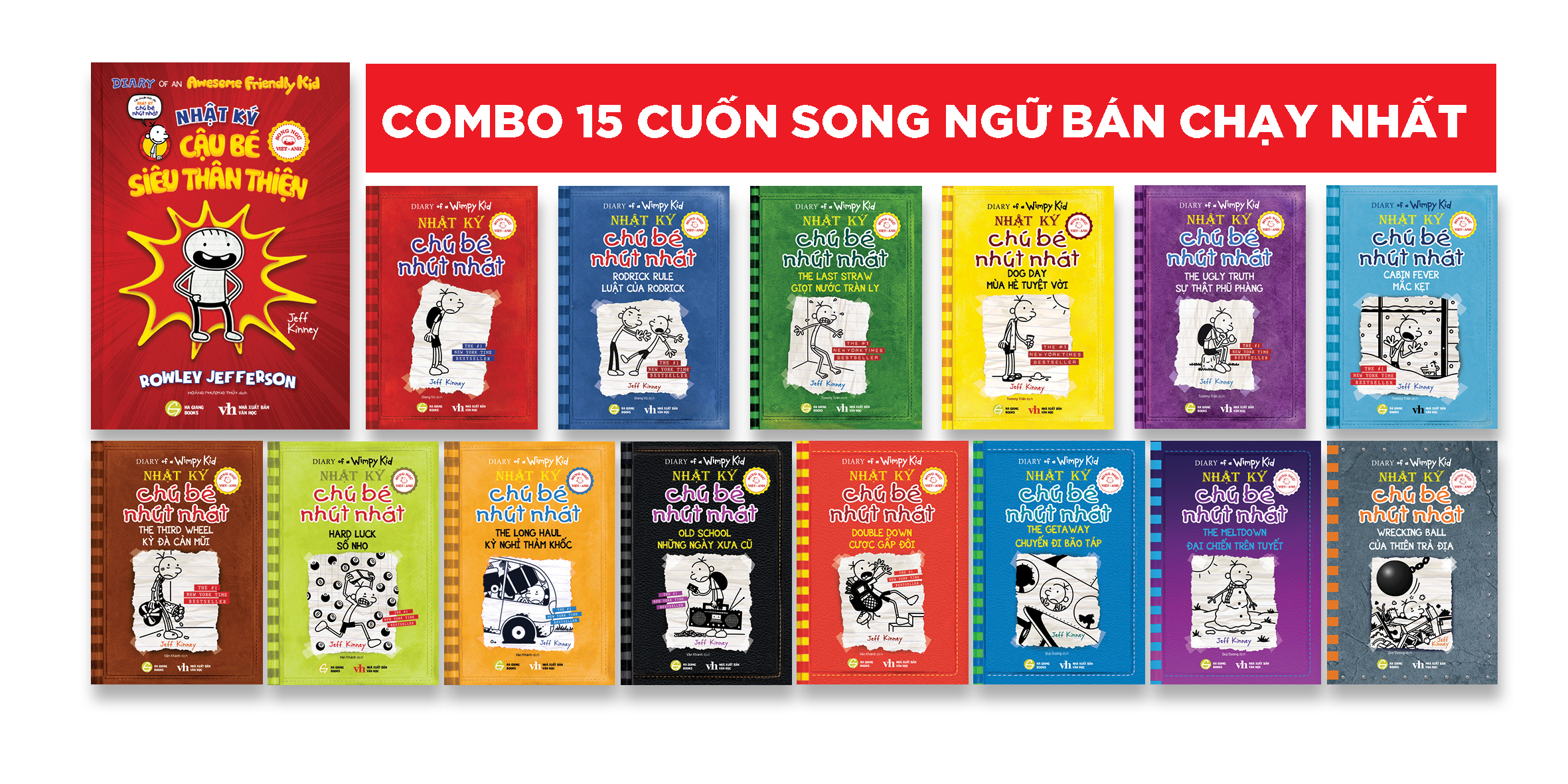 Trọn bộ Song ngữ Chú bé nhút nhát (15 tập)