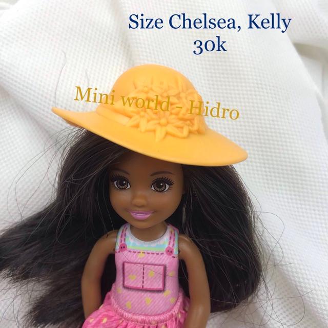 Phụ kiện cho búp bê Chelsea, Kelly, baby. Mũ nón cho búp bê Chelsea, Kelly, baby