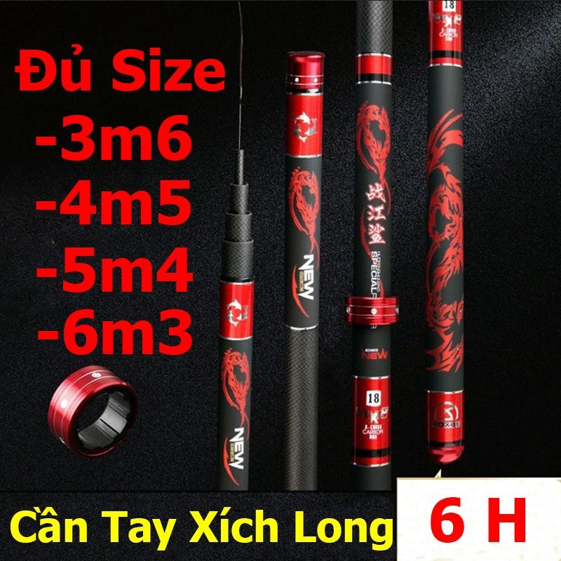 Cần Câu Tay 6h Xích Long Tặng Kèm Đọt Phụ 360