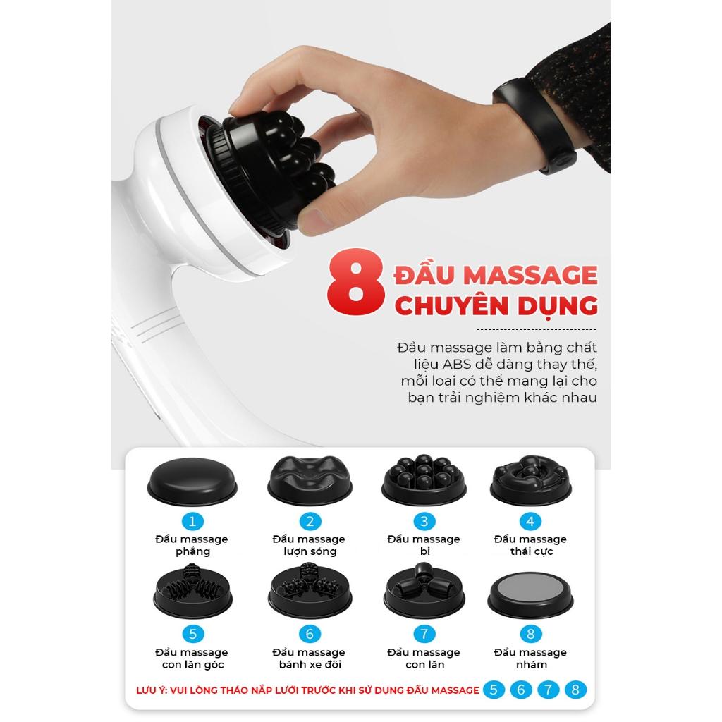 Máy massage cầm tay Body OKACHI LUXURY JP-530E Pin Sạc