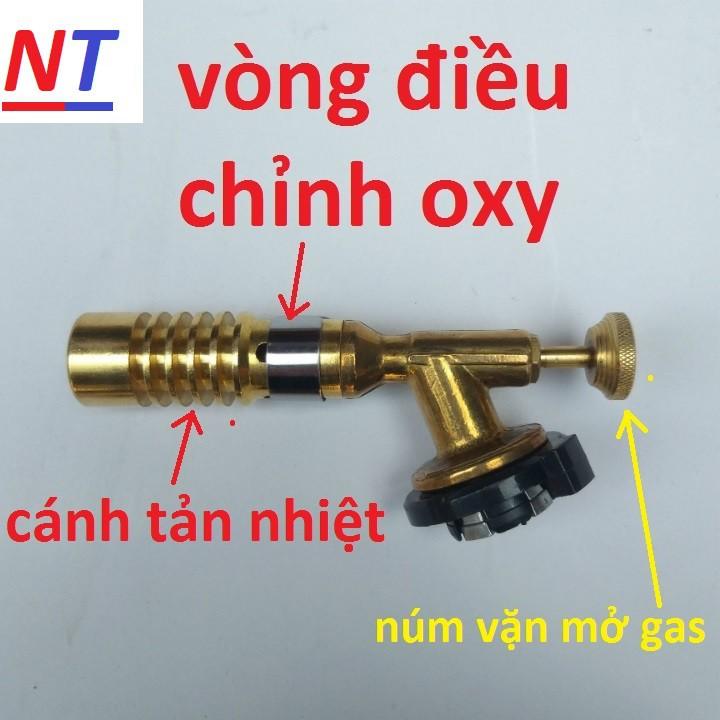 Đèn Khò Ga Mini Cầm Tay Đồng Nguyên Chất 100%