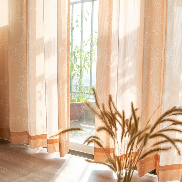 Rèm voan CẢN NẮNG, LẤY SÁNG decor ban công DU1661
