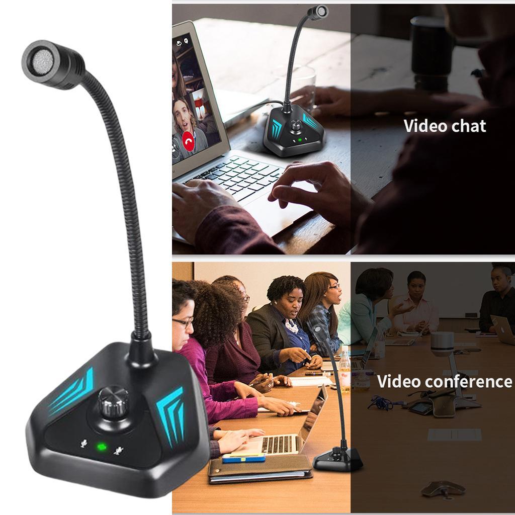 USB Computer Microphone for Windows Laptop Mic  for Chatting PC Laptop