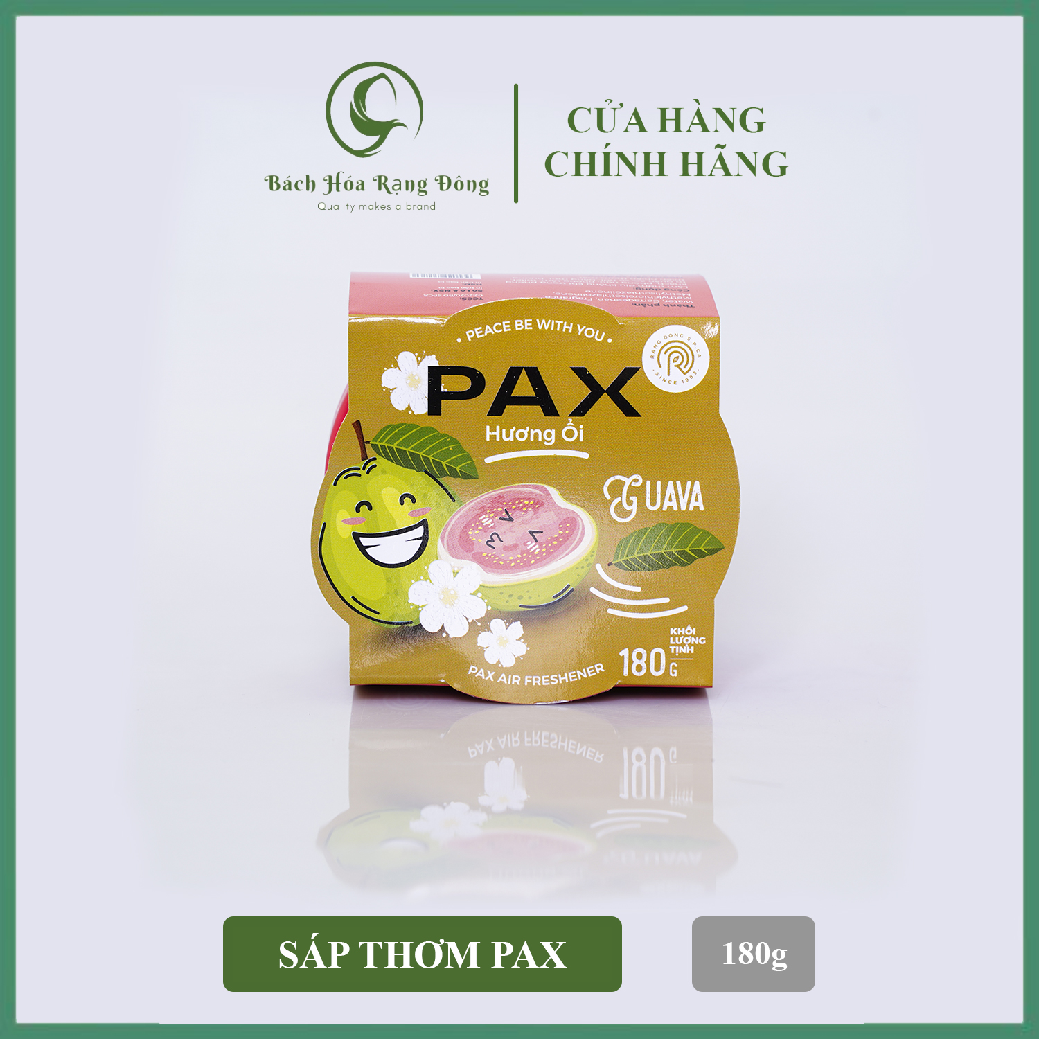 Sáp thơm phòng ngủ Pax 180g New khử mùi kháng khuẩn đa năng dùng cho cả xe ô tô, phòng tắm, nhà vệ sinh, tủ quần áo ...