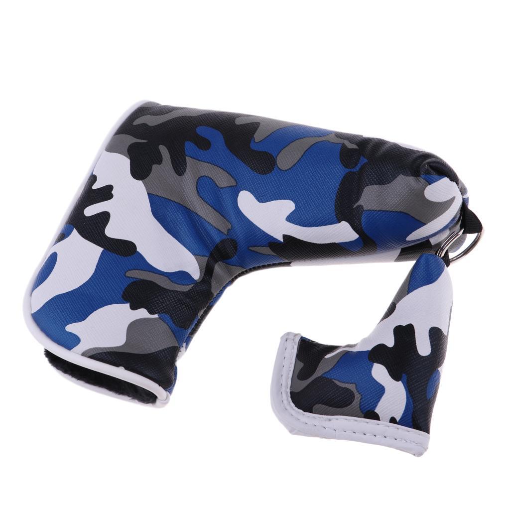 Golf Blade Putter Club Head Cover Waterproof PU Headcover Gear Replacement