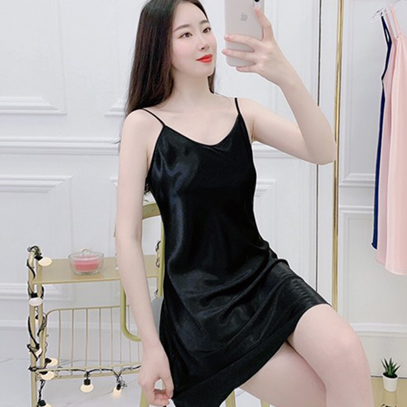 Váy ngủ sexy BT0060 -  váy ngủ, đầm ngủ nữ hai dây - Đồ ngủ mặc nhà