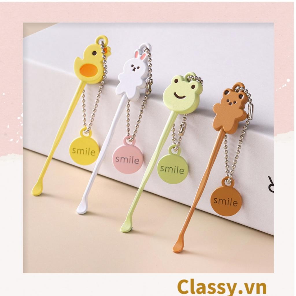 Cây ngoáy tai mini Classy, đính kèm móc khóa con vật cute ngộ nghĩnh PK1322