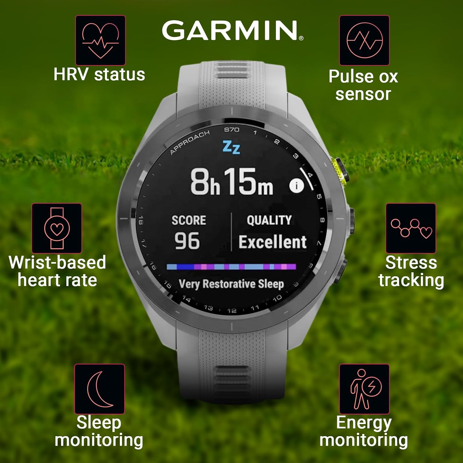 Đồng hồ thông minh Garmin Approach S70_Mới, hàng chính hãng