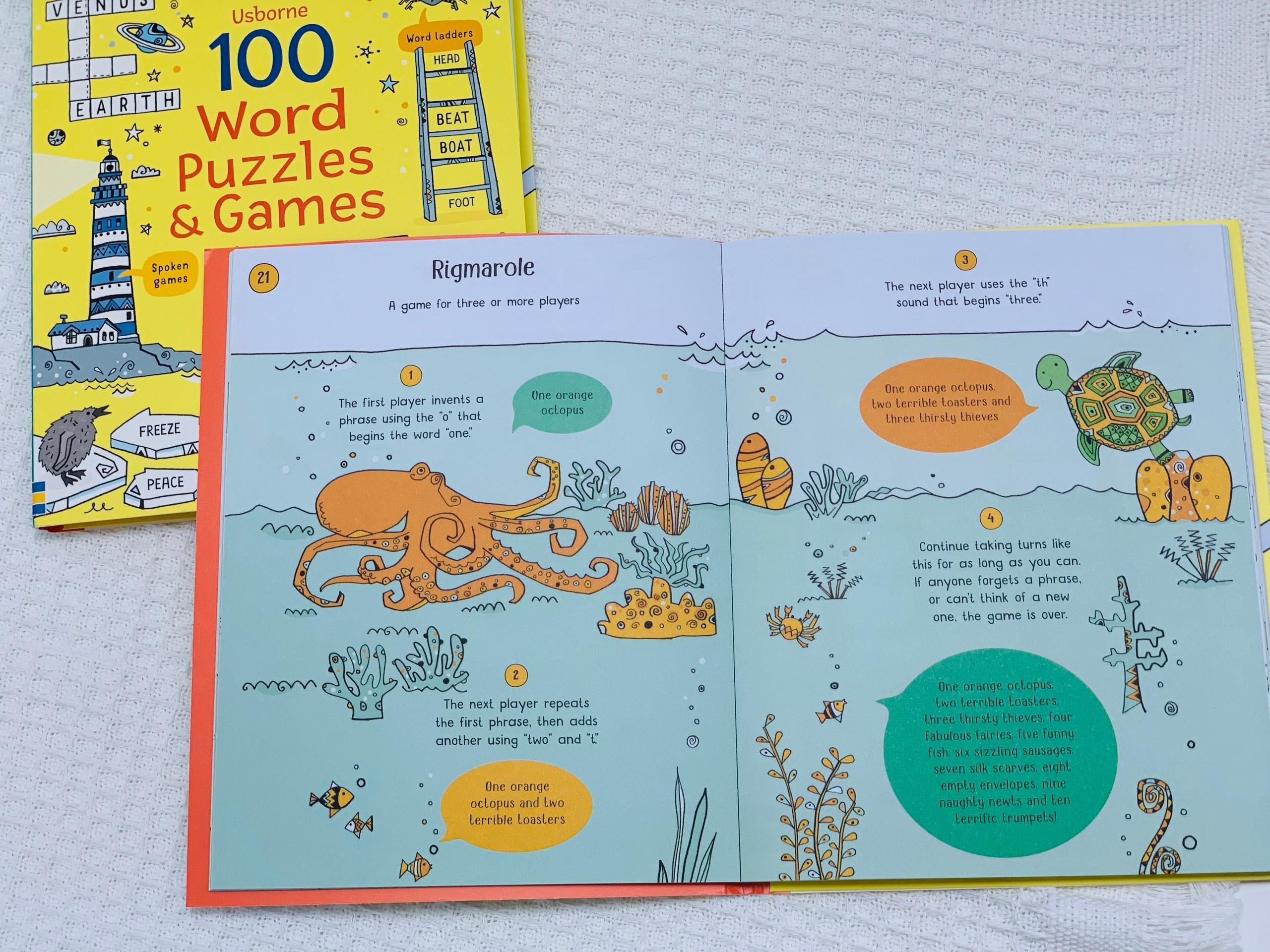 100 Word Puzzles and Games