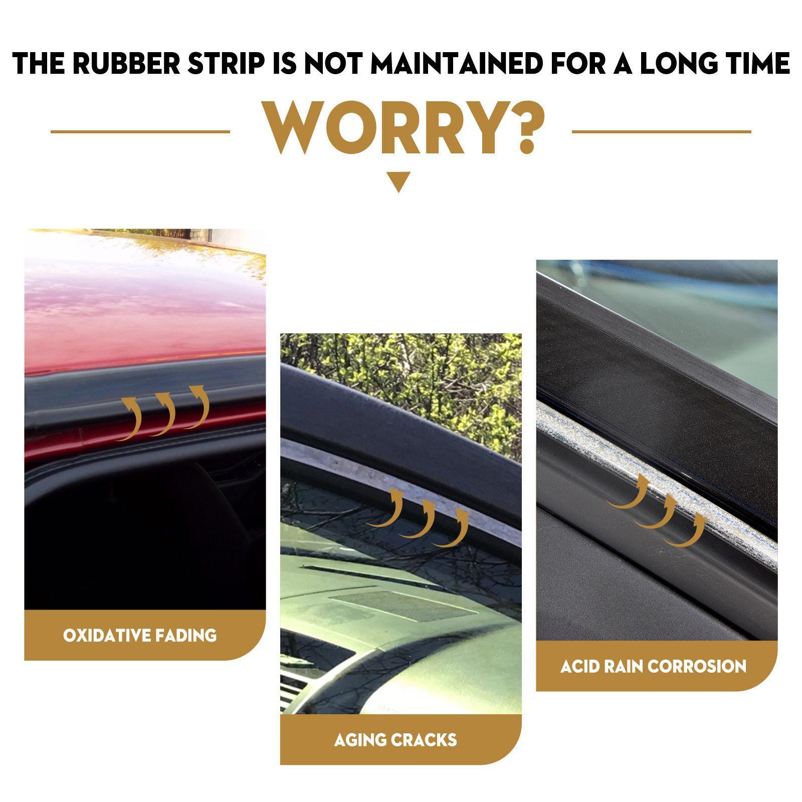 Car Rubber Seal Protectant for Trunks Retreading Faded and Dull Rubber