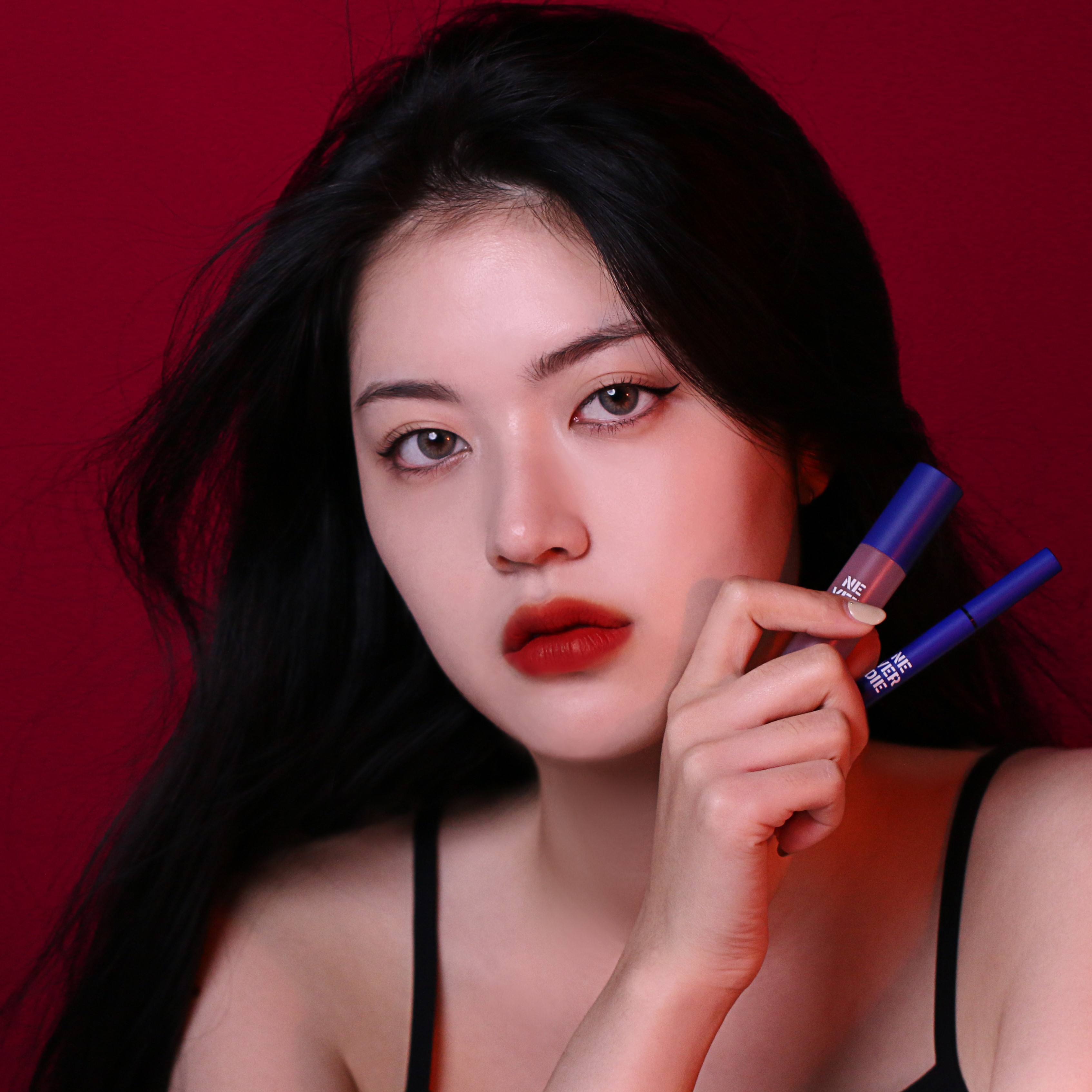 Combo Son Kem Lì Bbia Never Die Tint version 1,2 + Bút kẻ mắt eyeliner never die 5g