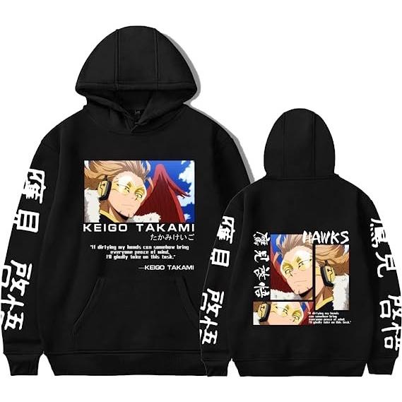 HOT Áo Hoodie In Hình My Hero Academia Keigo Takami Thời Trang Đường Phố Cho Nam Và Nữ