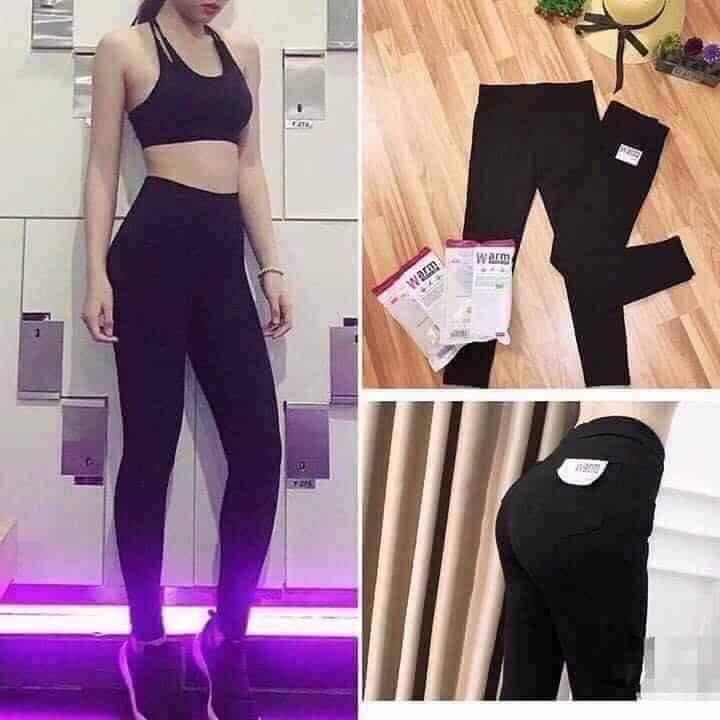 Quần Legging Nâng Mông Nữ Co Giãn 4 Chiều - Quần Tập GYM Chất UMI Hàn