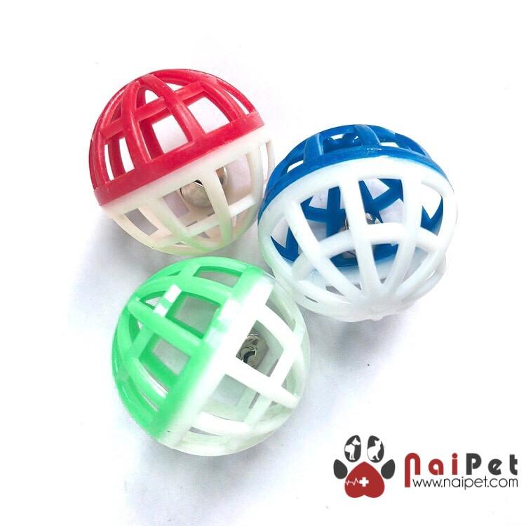 Đồ Chơi Bóng Nhựa Lục Lạc Cho Mèo DCTC004 - Lida Pet Shop