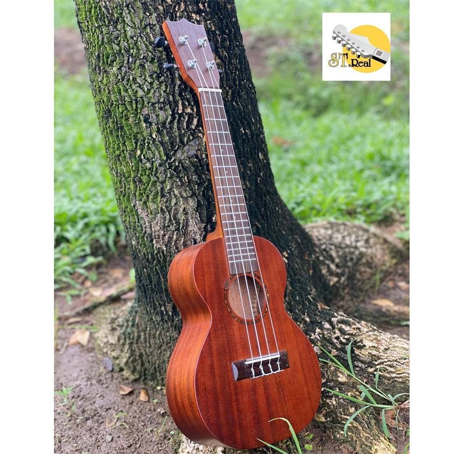 Ukulele gỗ nguyên tấm viền màu Uk500 và dây