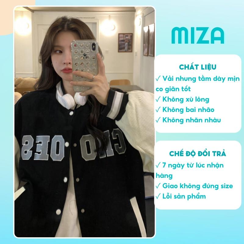 Áo khoác bomber nhung nam nữ unisex gió jacket cúc bấm form rộng local brand ulzzang phong cách hàn quốc đep CHOOSE