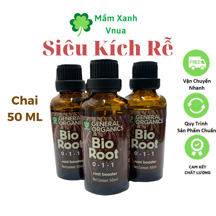 Siêu Kích Rễ Hữu Cơ - BioRoot 0-1-1 - Chai 50ml