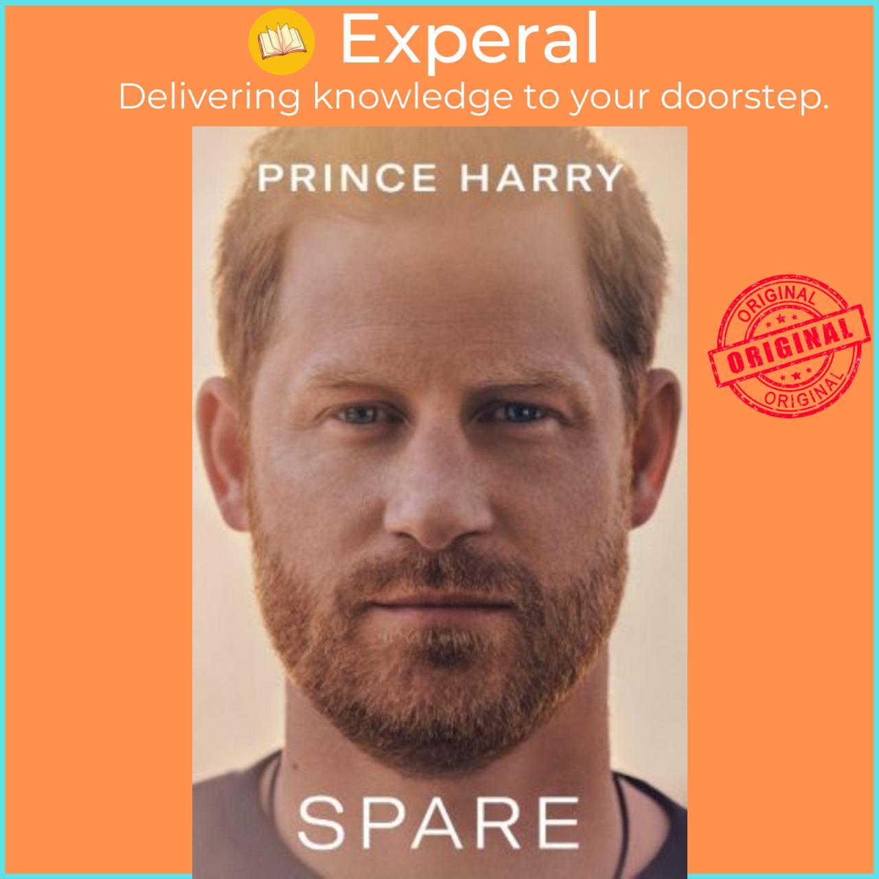 Sách - Spare By Prince Harry Uk Edition, Hardcover