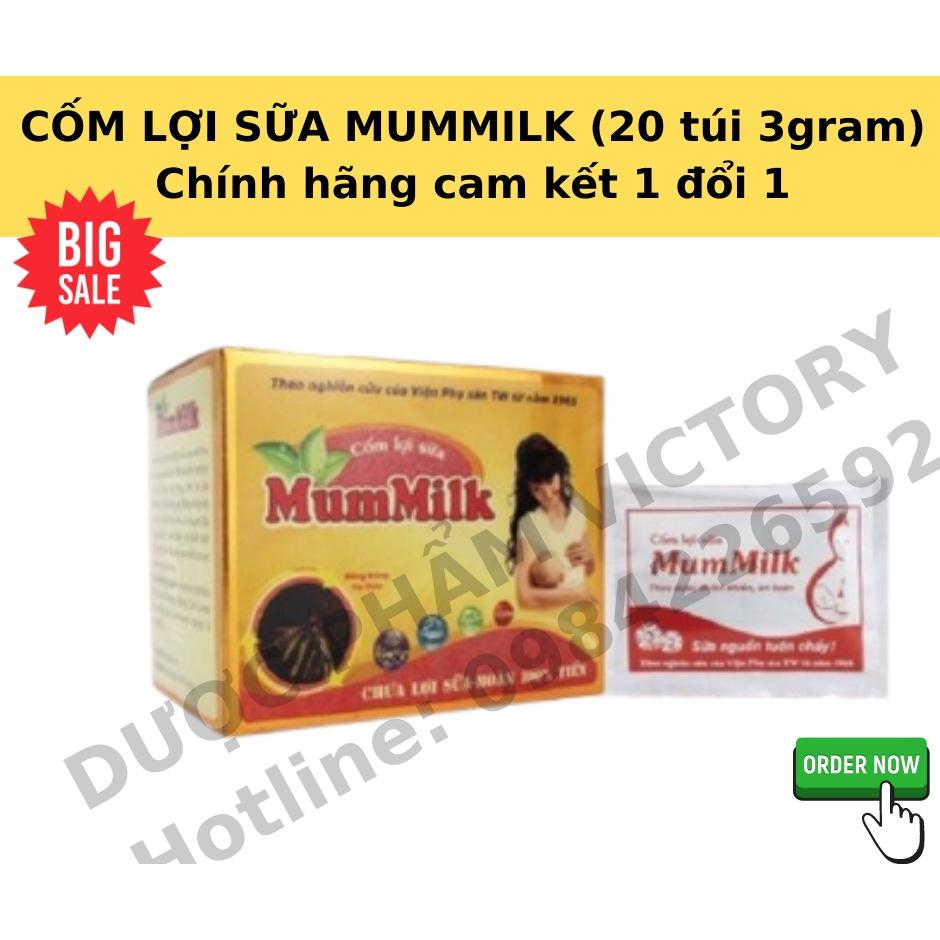 Cốm lợi sữa Mummilk Đông Trùng Hạ Thảo/ màu trắng (lợi sữa, chống tắt sữa, bỗ sung khoáng chất cho mẹ bỉm)